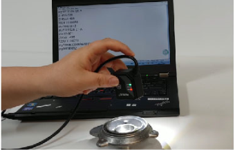 Fixed mount barcode scanner