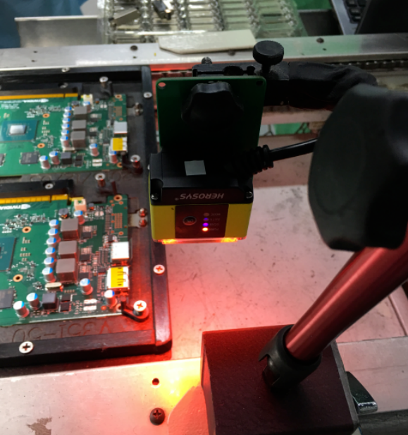 Fixed mount barcode scanner